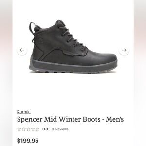 Kamik Black Spencer Mid Winter Boots